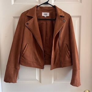 Jack by BB Dakota Camel Suede Jacket